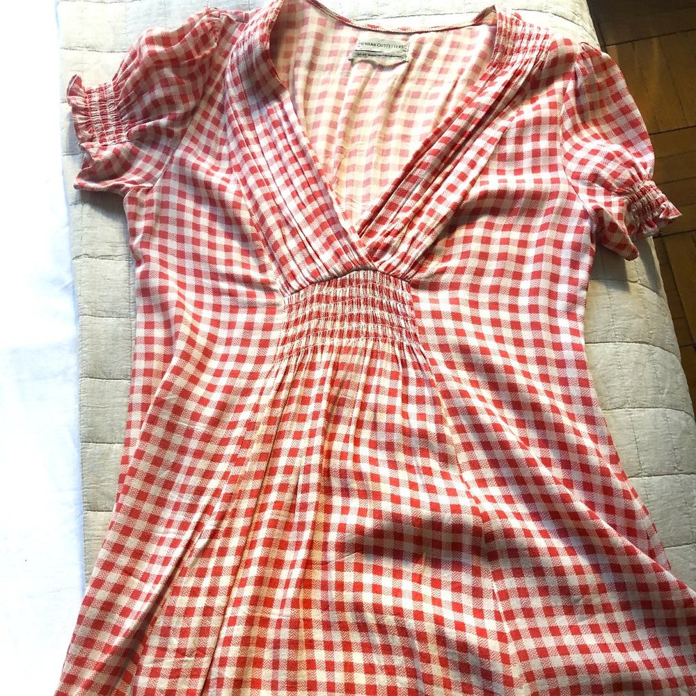 NOT AVAILABLE Urban Outfitters pink gingham dress